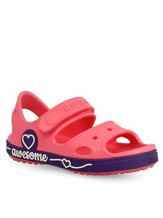 Coqui Yogi Children's Anatomical Beach Shoes Fuchsia