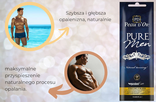 Peau d'Or Pure Men Do Self Tanning Κρέμα Σώματος 15ml