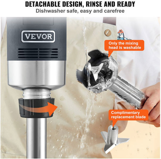 Vevor Commercial Hand Blender 500W with Shaft 508mm