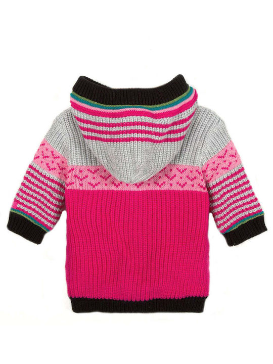 Catimini Cardigan pentru copii Tricotat Fuchsia