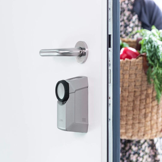 Abus Elektronisches Schloss in Farbe Gray mit Verbindung Bluetooth