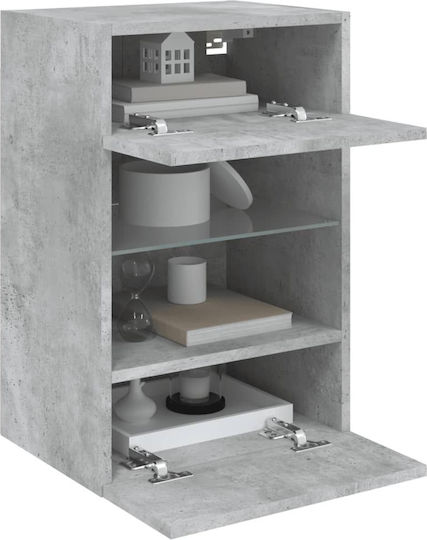 Raft De Perete Cu LED Gri 40x30x60.5cm