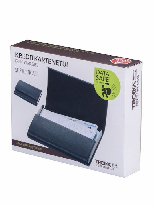 Ανδρικό Πορτοφόλι Καρτών με RFID Μαύρο