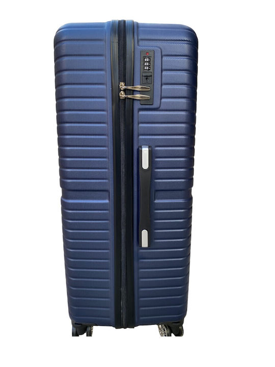 Ormi Al-new Medium Travel Suitcase Hard Blue with 4 Wheels Height 65cm ESH-1000