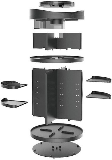 Drehbarer Organisator für Kosmetik mit Trennzeichen 40x27,5cm