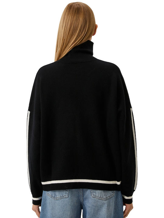 Liu Jo Women's Long Sleeve Sweater Turtleneck Black