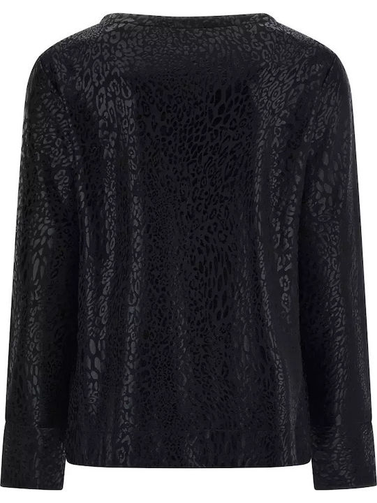 Bluza Damă Mânecă Lungă Animal Print Multicolor