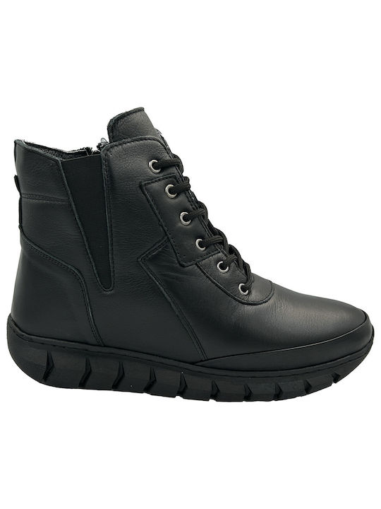 Pace Comfort Damen Knöchelstiefel Schwarz