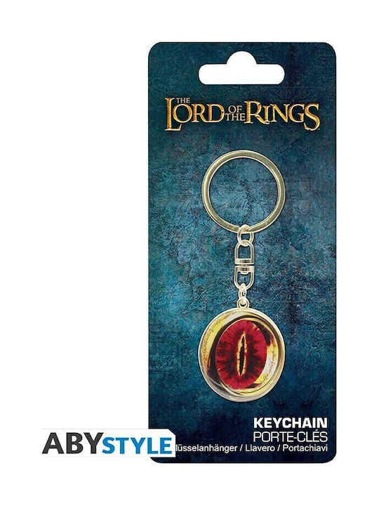 Abysse Schlüsselanhänger Lord Of The Rings Sauron Metallisch Gold
