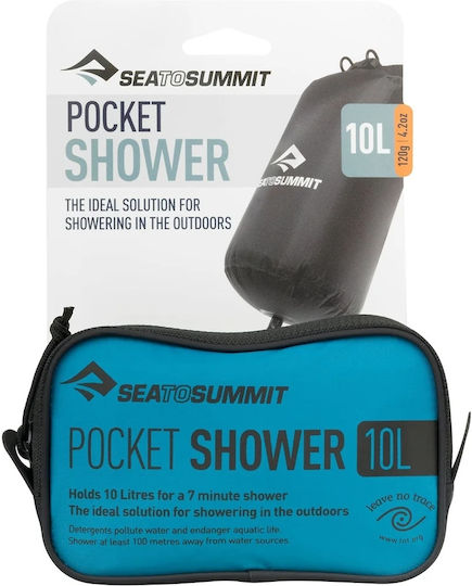 Sea to Summit Pocket Shower Waterproof Dry Bag 10L Black