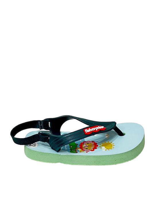Kids' Flip Flops Green