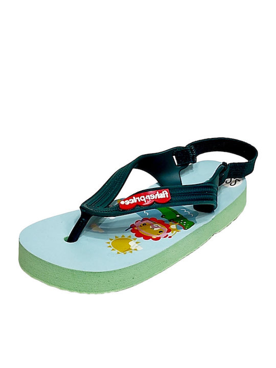 Kids' Flip Flops Green