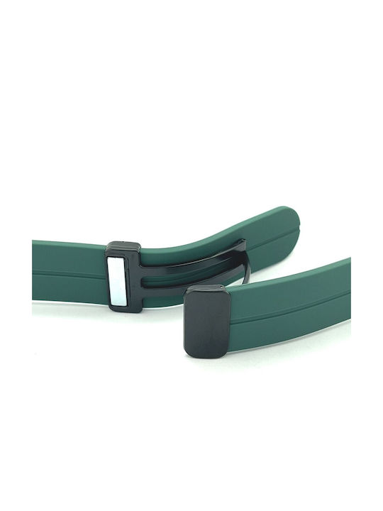 Diloy Straps Rubber Strap Green 20mm