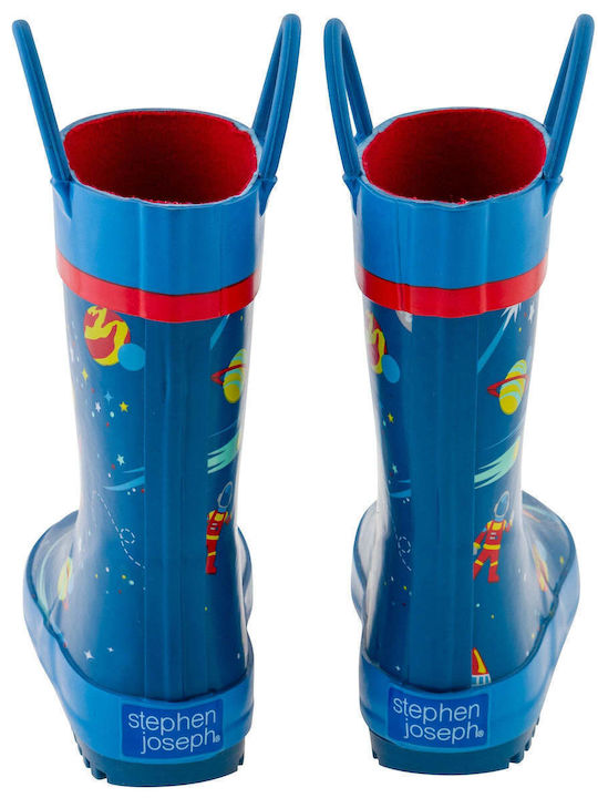 Kids Wellies with Internal Lining Blue