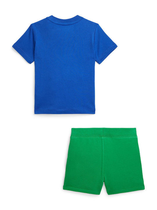 Ralph Lauren Kids Set with Shorts Summer 2pcs Blue