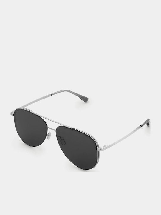 Bolon Unisex Sunglasses with Silver Metal Frame and Silver Mirror Lens BL8098C90