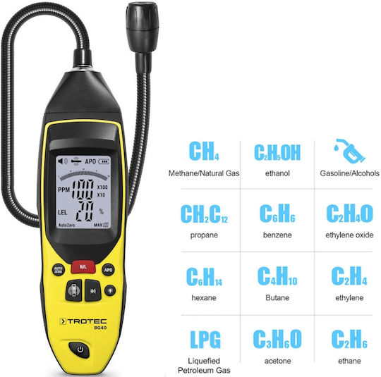 Trotec BG40 Ψηφιακός Μετρητής Διαρροών 3510205068