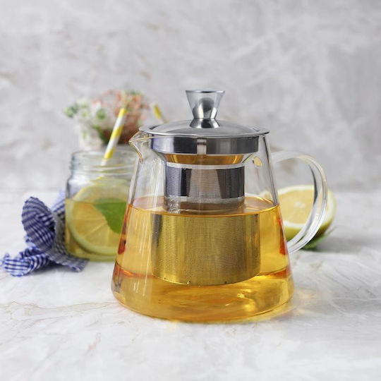 Cristel Τσαγιέρα με Φίλτρο Γυάλινη 800ml Cristel Τσαγιέρα με Φίλτρο Γυάλινη 800ml
