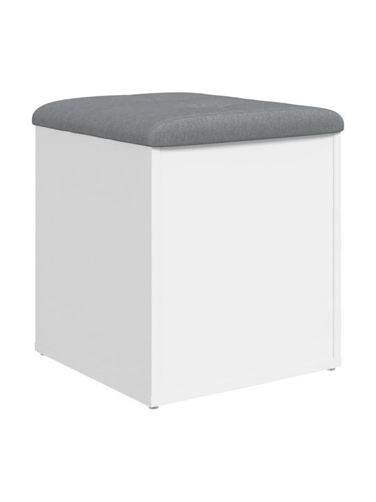 Mobilier de hol cu dulap pentru pantofi și bancă Alb 42x42x45buc