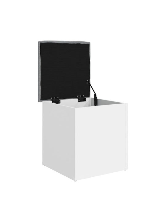 Mobilier de Intrare cu Dulap pentru Pantofi & Bancă Alb 42x42x45cm