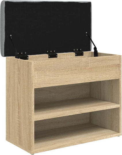 Entry Furniture with Shoe Rack & Bench Oaks 62x32x50cm