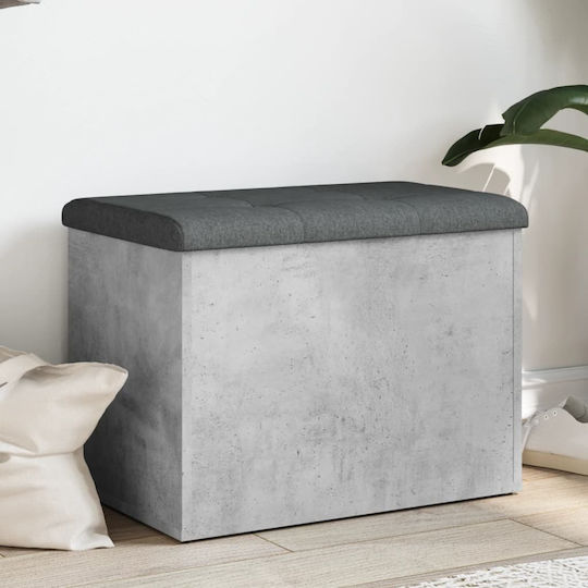 Антре с Шкаф за обувки & Пейка Сив 62x42x45бр