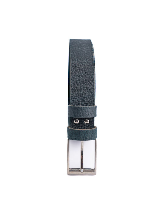 Leather Creations XK Leather Women's Belt BLUE CROCO