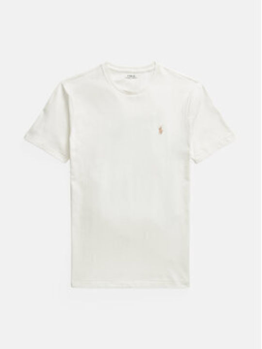 Herrenblusen Kurzarm T-Shirt in Ecru