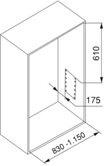 Emuca Κρεμάστρα Ντουλάπας Ασανσέρ Μαύρη 9283914