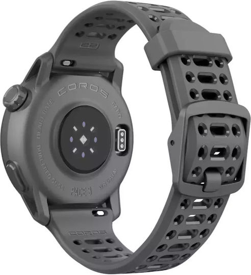 Coros Pace 3 Smartwatch with Heart Rate Monitor (Black)