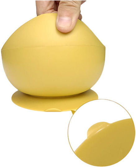Queen Mother Silicone Baby & Kids Feeding Set with Anti-Slip Orange Base 4 Pieces for 6+ Months