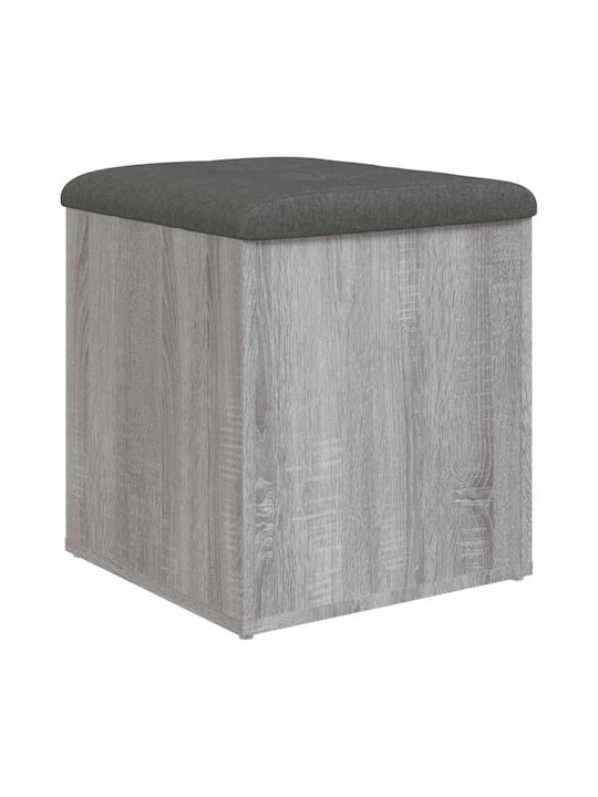 Hocker Für das Wohnzimmer Mit Stauraum Hölzernes Grey 42x42x45cm