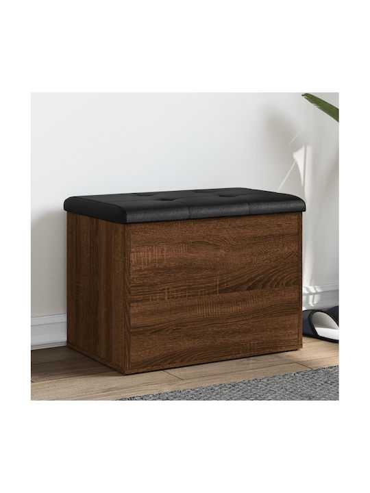 Stool For Living Room With Storage Space Wooden Coffee 62x42x45cm