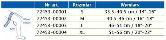 Pozostale Elastische Kniebandage mit Polstern 72453-00002