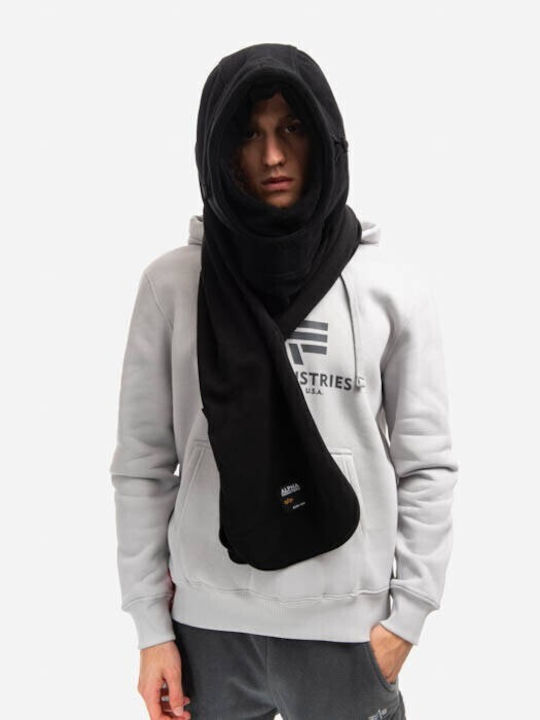 Full Face Fleece Σκούφος Πλεκτός σε Μαύρο χρώμα