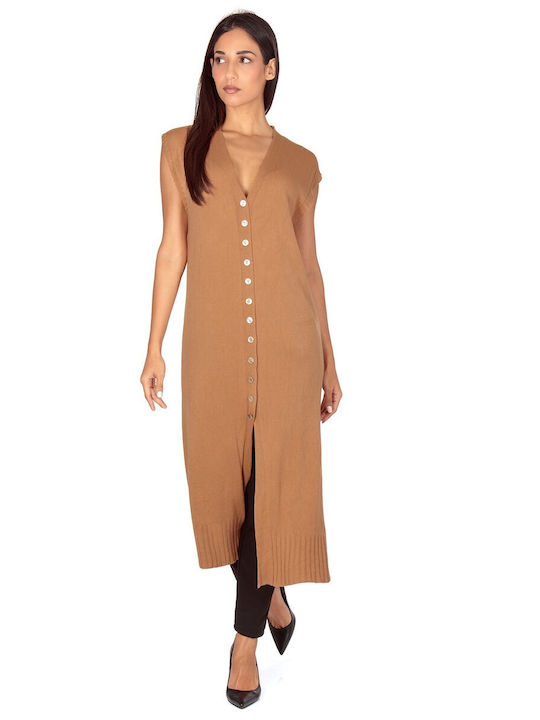 Silia D Blouse Dress Camel. DRS-23-0077 (CML)