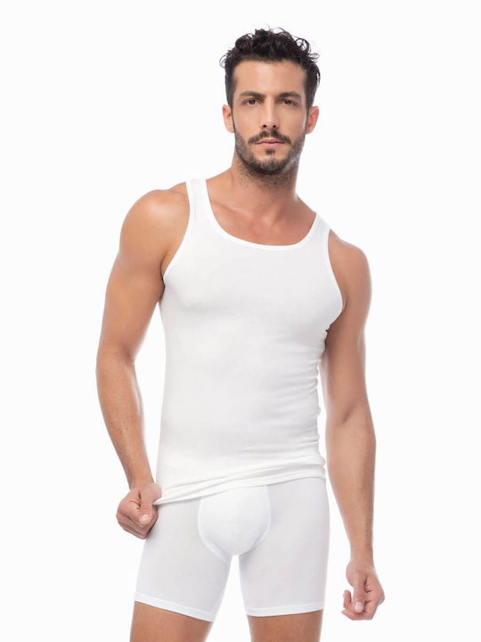 Minerva Men's Undershirts ΓΚΡΙ 1Pachet