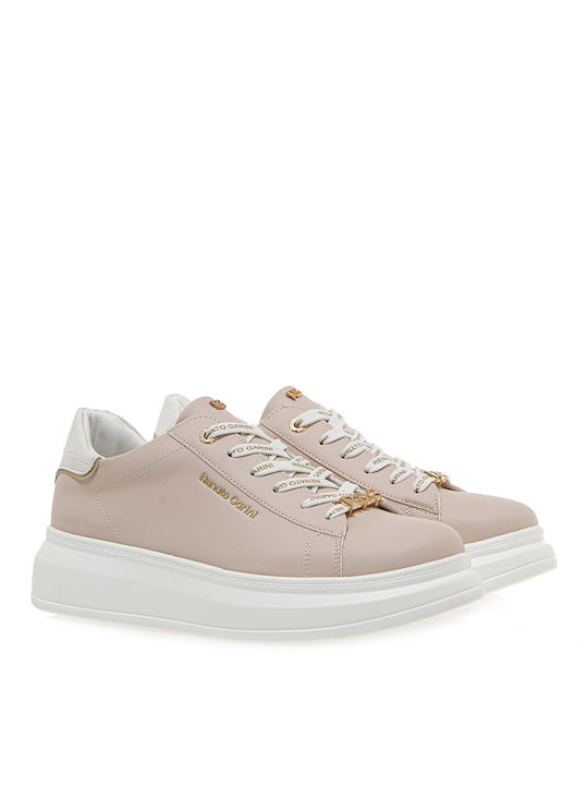 Renato Garini Damen Sneakers Beige / White / Cream / Platinum