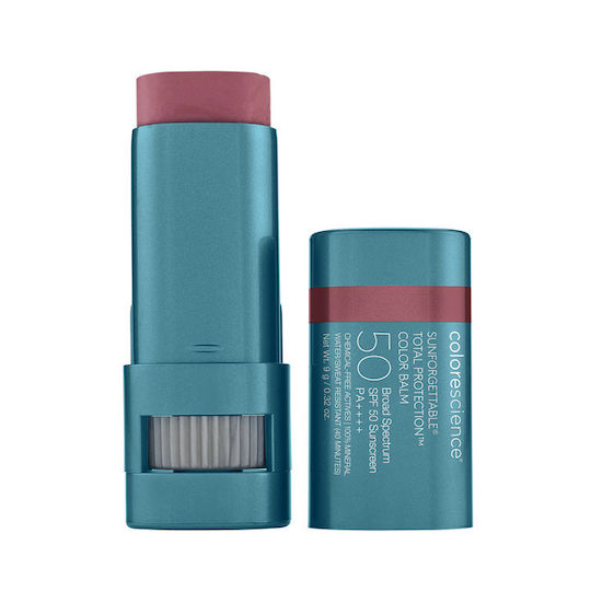 Colorescience Sunforgettable Total Protection Αδιάβροχο Αντηλιακό Stick Χειλιών SPF50 με Χρώμα Berry 9gr