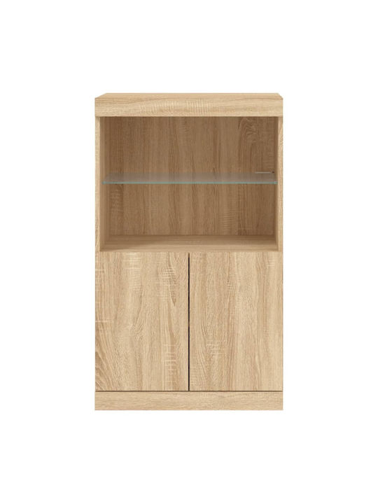 Sideboard Wooden Sonoma Oak 60.5x37x100cm