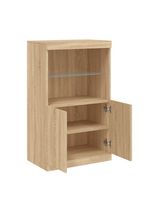Sideboard Wooden Sonoma Oak 60.5x37x100cm