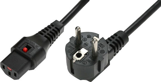 EFB Schuko - IEC C13 Cable 3m Μαύρο EK600SW.3