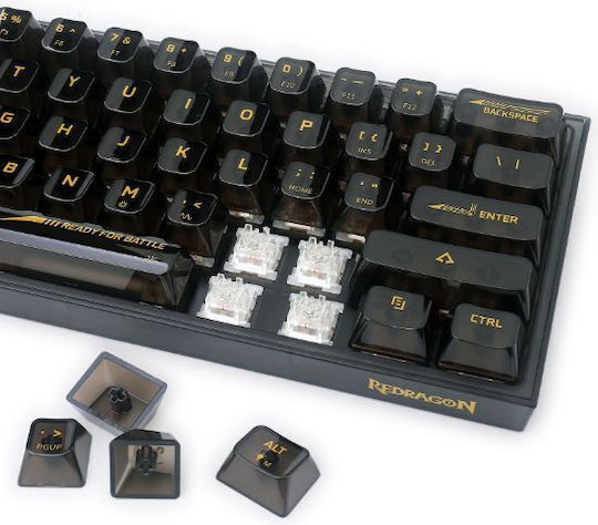 Redragon K617 FIZZ Gaming Mechanical Keyboard 60% with Custom switches and RGB lighting (English US) CTB