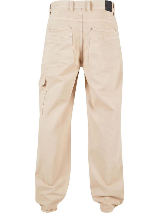 Herren Jeanshosen Cargo Beigen