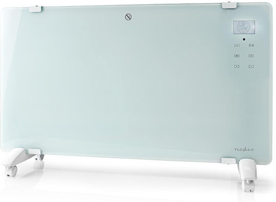 Nedis Конвектор Подов 2000W с Електронен Термостат и WiFi 83x52см Бял