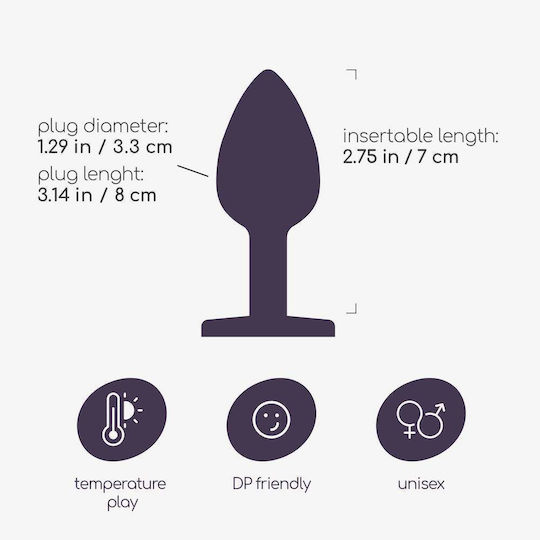 Crushious Anal Plug Medium Transparent