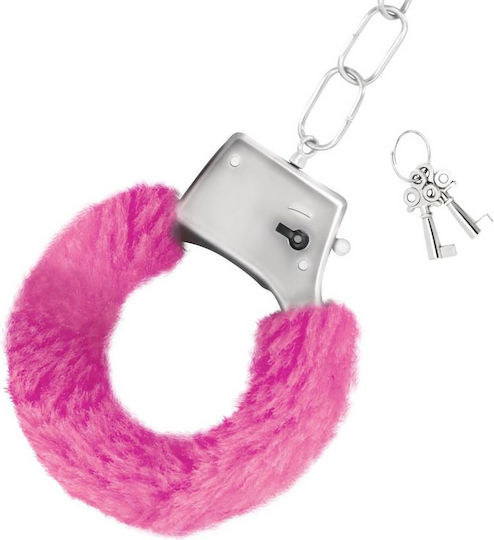 Crushious Furry Handcuffs in Pink Color
