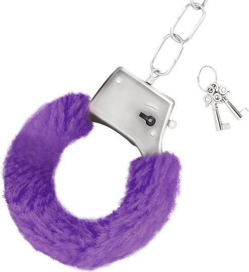 Crushious Furry Handschellen in Lila Farbe