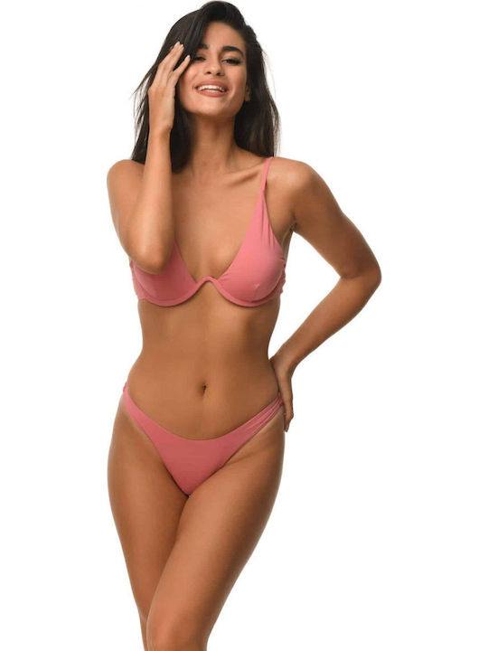 Set Bikini Brazil Ροζ