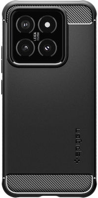 Spigen Rugged Armor Back Cover Σιλικόνης 2mm Ανθεκτικό Μαύρο (Xiaomi 14)